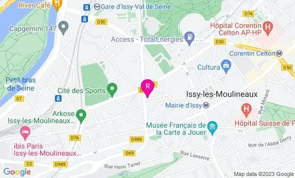Localisation Restaurant  De l