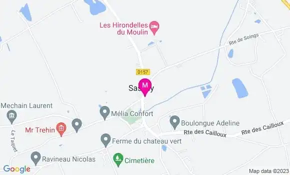 Localisation Restaurant  Le Bouchon de Sassay