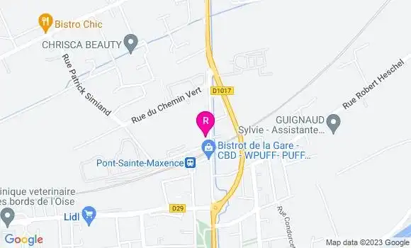 Localisation Restaurant  La Bonne Franquette