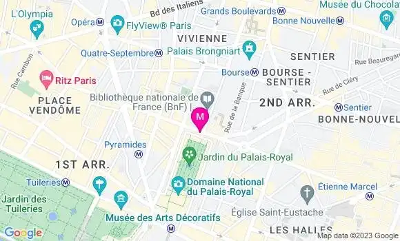 Localisation Restaurant  Le Salon des Manufactures