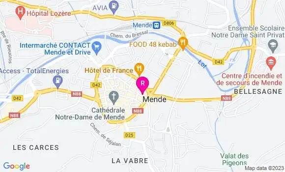 Localisation Restaurant  Le Duo Gourmand