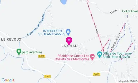 Localisation Restaurant  Chalet l