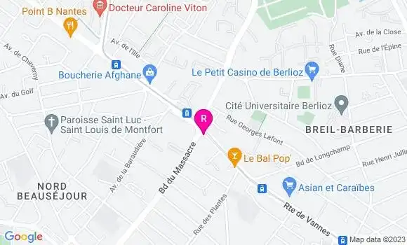 Localisation Le Beausejour Sushi