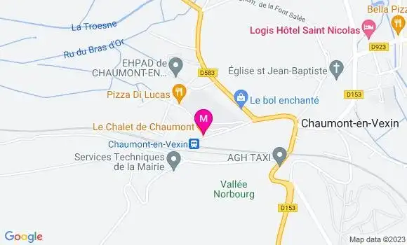 Localisation Kebab Le Chalet de Chaumont
