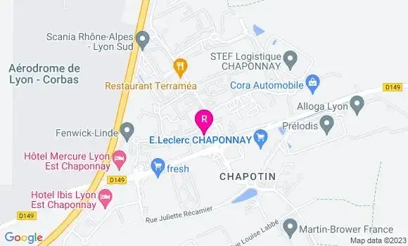 Localisation Restaurant  Le Chapotin