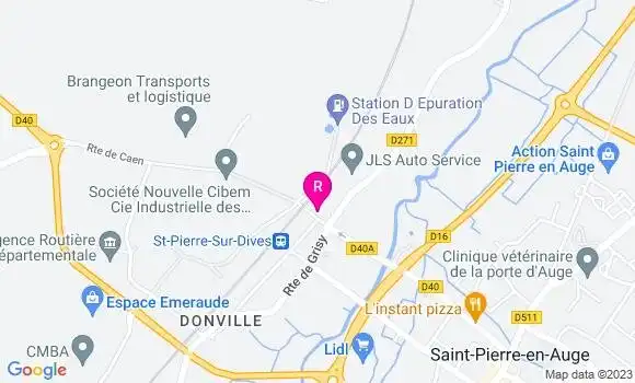Localisation Restaurant Bar Le Vieux Pressoir