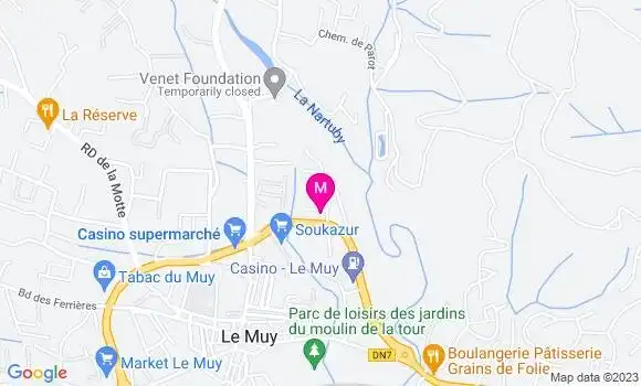 Localisation Restaurant  Les Jonquières