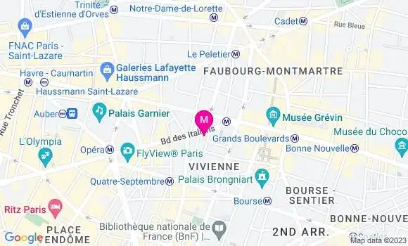 Localisation Restaurant  Le Marivaux Café