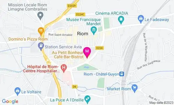 Localisation Bistrot Au Petit Bonheur