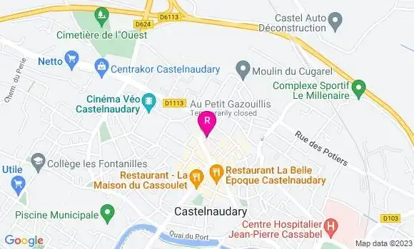 Localisation Restaurant  Le Petit Gazouilli