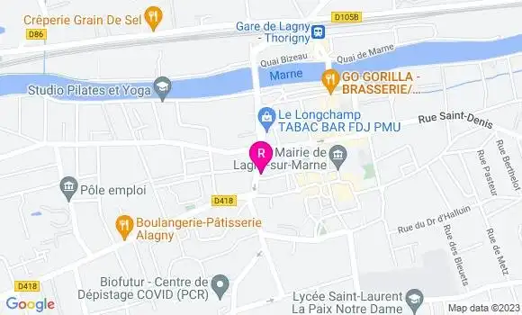 Localisation Restaurant Chinois Meet Lagny