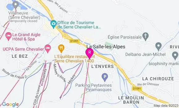 Localisation Restaurant Bar La Grotte
