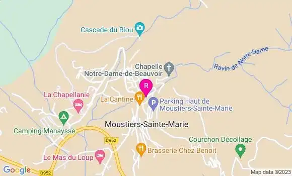 Localisation Restaurant  La Cantine