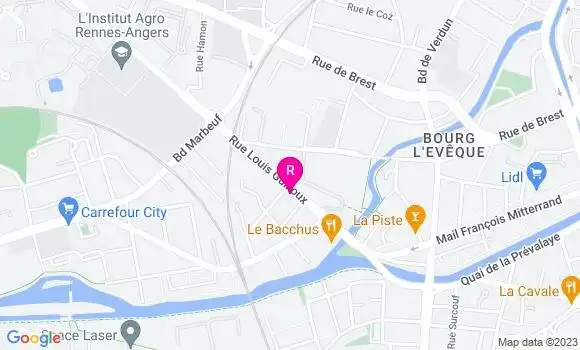 Localisation Restaurant Beau Pré