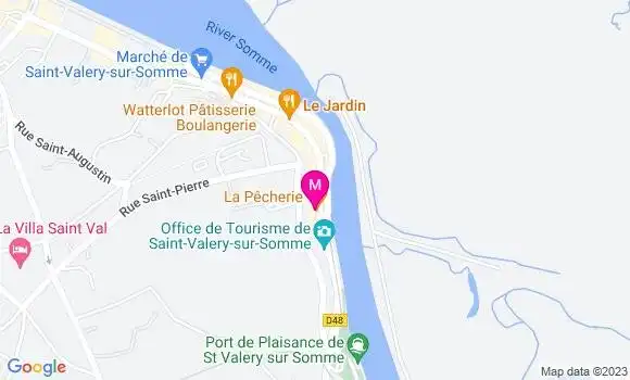 Localisation Restaurant  La Pêcherie