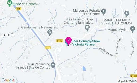 Localisation Restaurant  Villa Cyriel