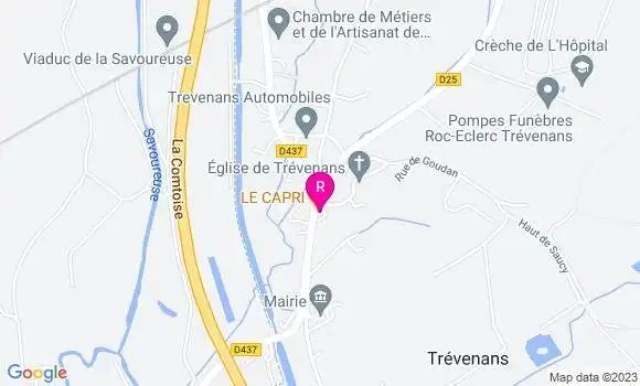Localisation Restaurant  Le Capri