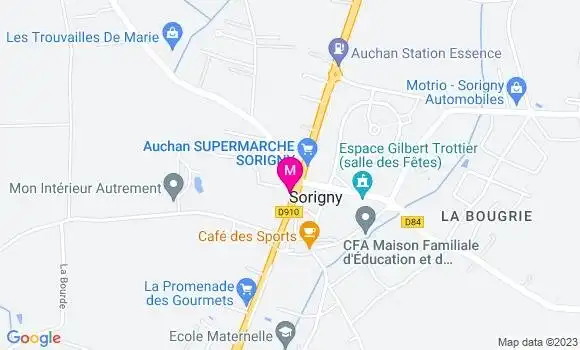 Localisation Restaurant Grill Le Grillon