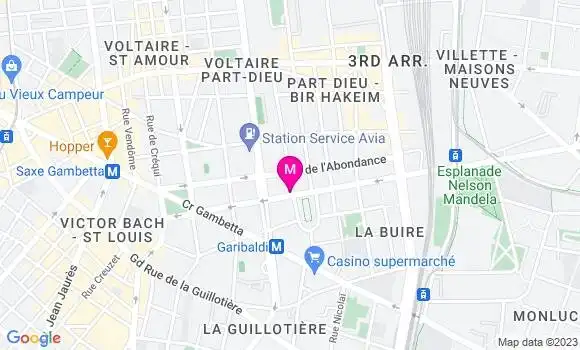 Localisation Restaurant  Le Comptoir du 3ème