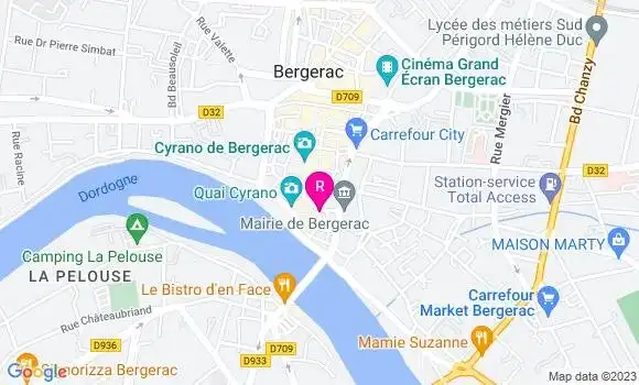 Localisation Restaurant  Aux Cèpes Enchantés