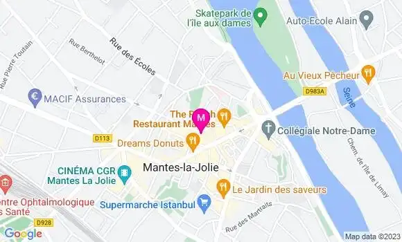 Localisation Café Le Coq Hardi