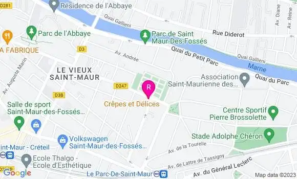 Localisation Crêperie Crêpes et Délices
