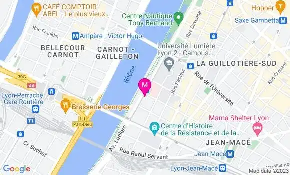 Localisation Restaurant  Les Fac