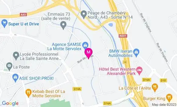 Localisation Restaurant  Chez Duch