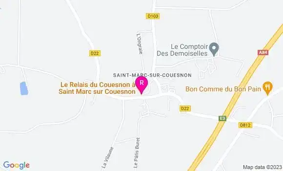 Localisation Restaurant  Le Relais du Couesnon
