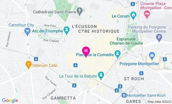 Localisation Restaurant  Le Couperet