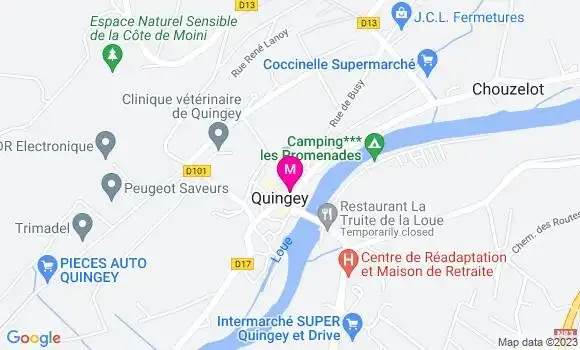 Localisation Pizzeria Le Messimo
