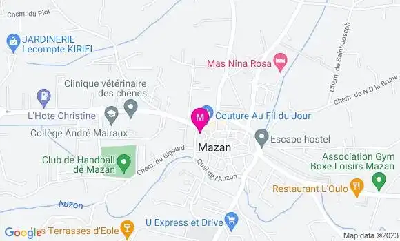 Localisation Restaurant  L