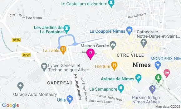 Localisation Restaurant Gastronomique Vincent Croizard