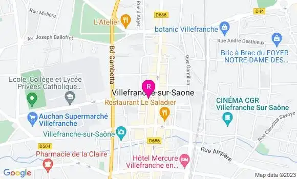 Localisation Pizzeria Al Dente