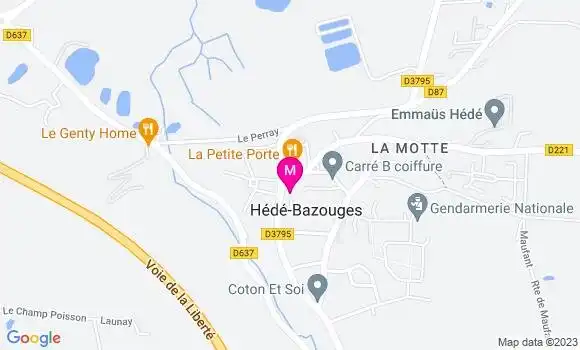 Localisation Restaurant  La Charmille