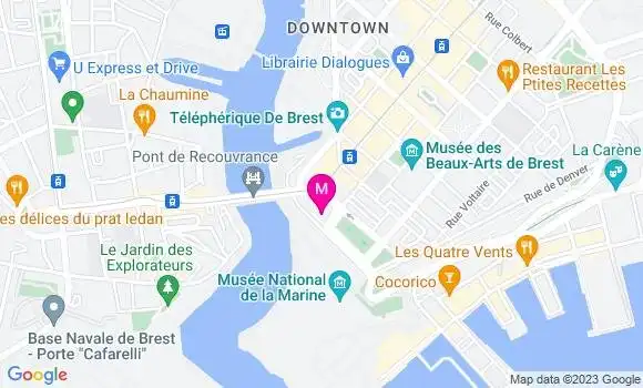 Localisation Restaurant  Aux Tours du Château