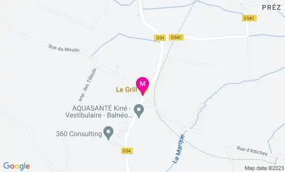 Localisation Restaurant Grill Le Grill