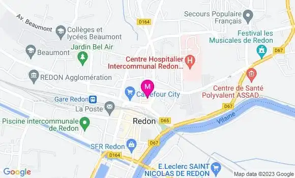 Localisation Restaurant  Le Redonnais