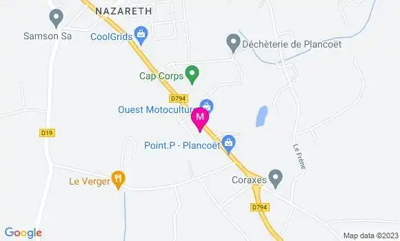 Localisation Le Bistrot de Sophie