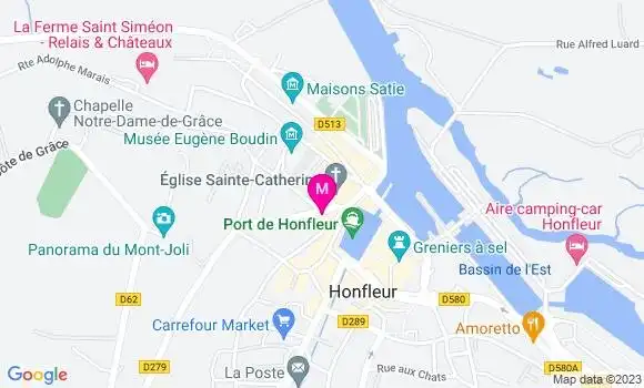 Localisation La Crêperie des Arts
