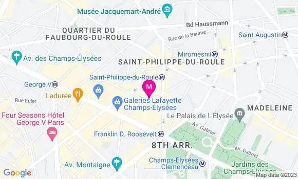 Localisation Restaurant  Le Boudoir