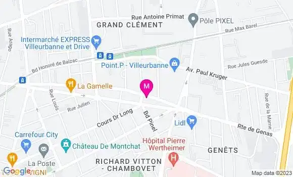 Localisation Restaurant Bar Le G