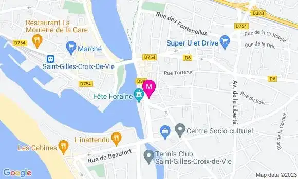Localisation Crêperie La Corvette