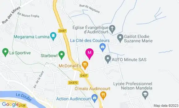 Localisation Restaurant  La Pataterie