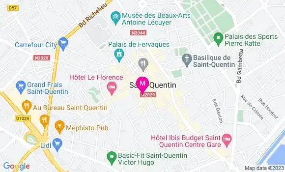 Localisation Le Bistrot de la Mairie