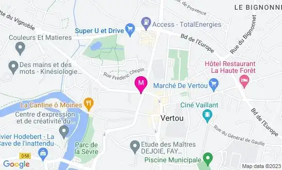 Localisation Le Bistrot de Sandrine