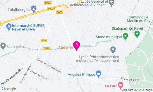 Localisation Restaurant  Atelier M