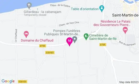 Localisation Restaurant  La Maison