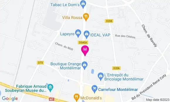 Localisation Bistrot Bistro Regent