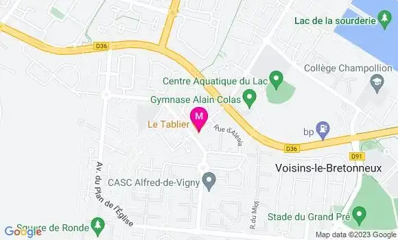 Localisation Restaurant  Le Tablier